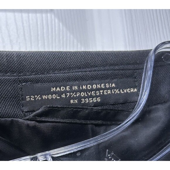 Petrocelli Men’s 2 Button Wool Blend Sports Coat Blazer RN 39566 Black Size 50R - Picture 10 of 10